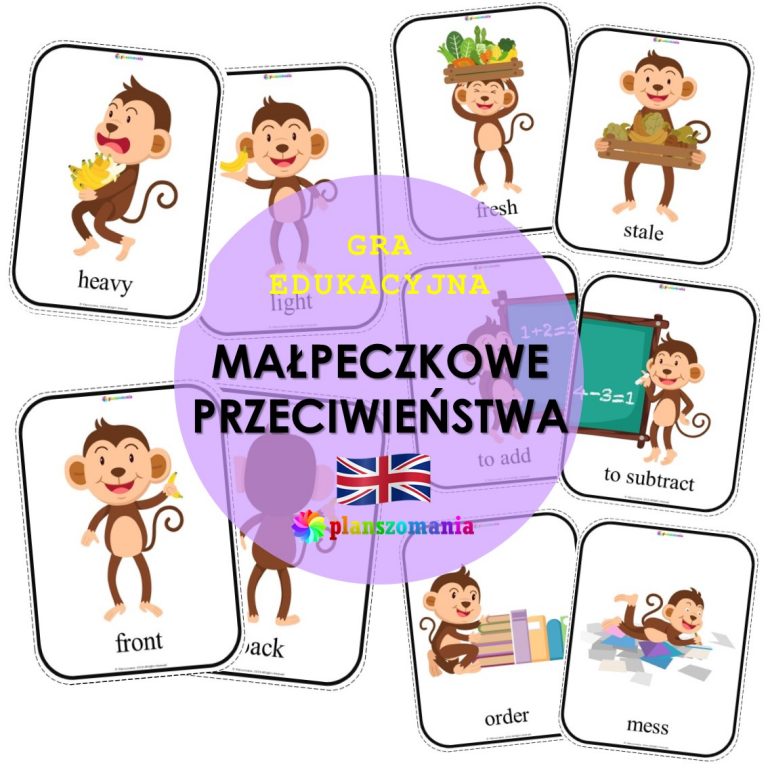Małpeczkowe przeciwieństwa wersja ENG
