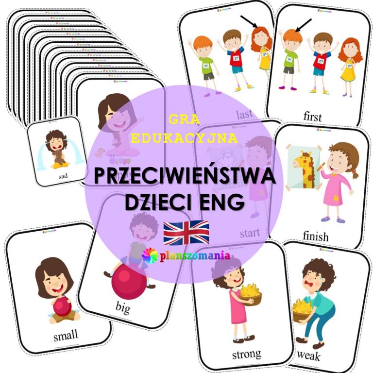 Przeciwieństwa dzieci ENG