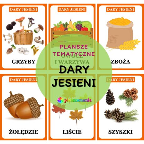 Dary jesieni – zestaw plansz tematycznych nr 32