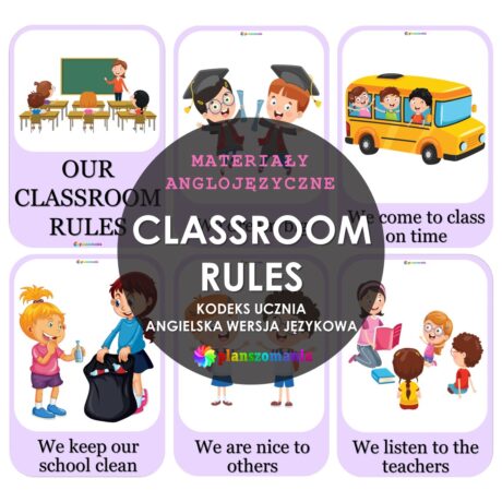 Classroom rules - kodeks ucznia w angielskiej wersji językowej