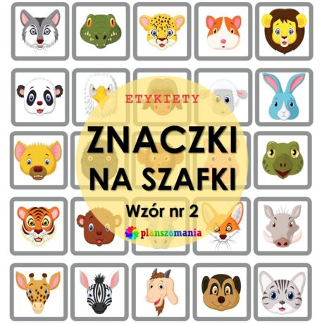 Znaczki na szafki - wzór nr 2