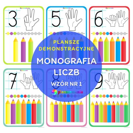 Monografia liczb 1-10 WZÓR NR 1