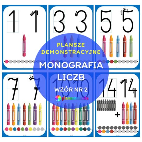 Monografia liczb 1-20 WZÓR NR 2