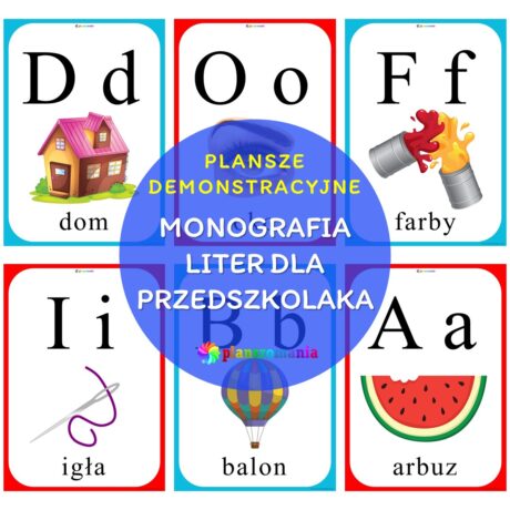 Monografia liter dla przedszkolaka
