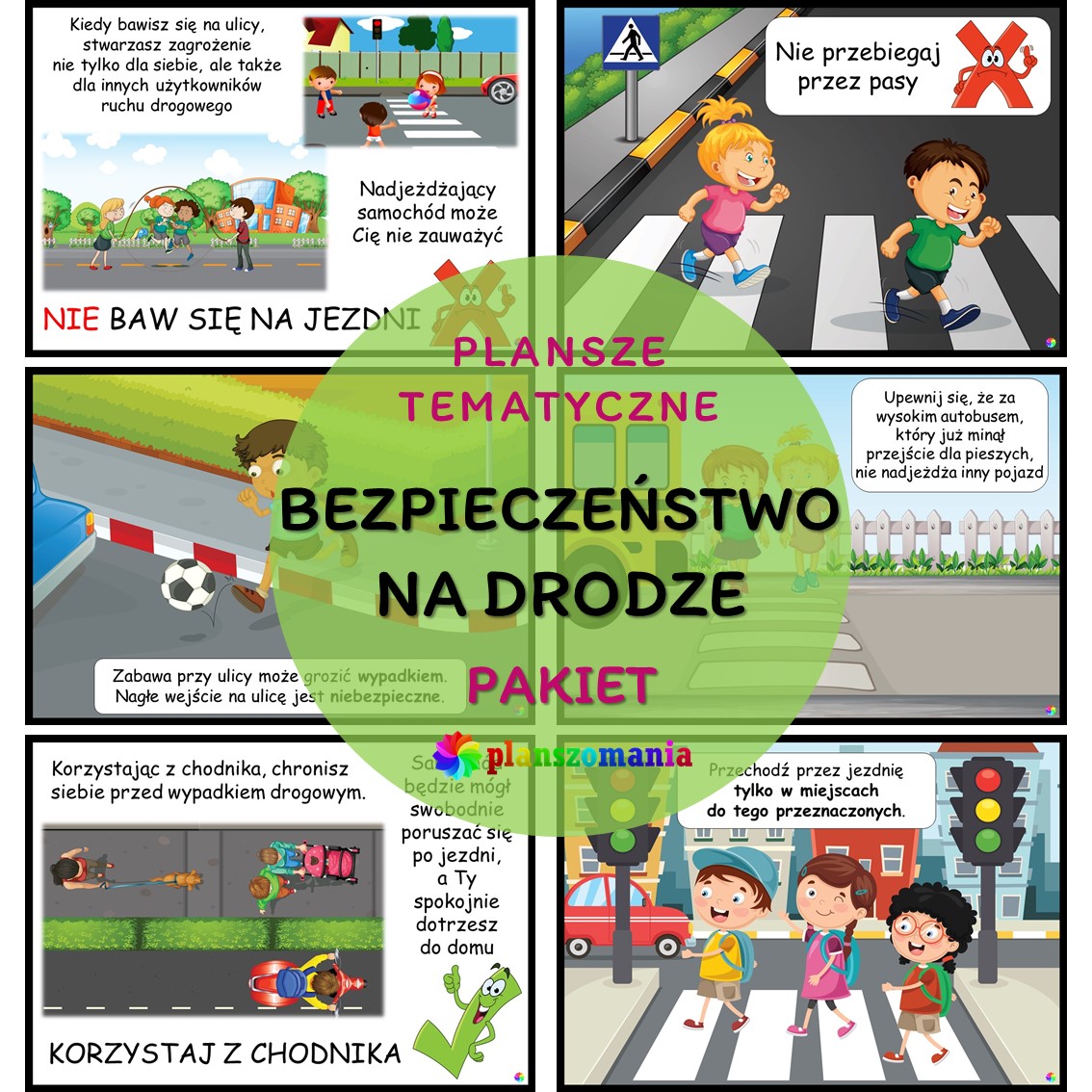 Bezpiecze stwo Na Drodze Zestaw Plansz Tematycznych Nr 37 Bezpiecze stwo Na Drodze Zestaw Plansz Tematycznych Nr 37