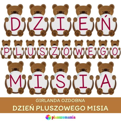Girlanda Dzień Pluszowego Misia