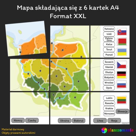 Mapa Polski XXL