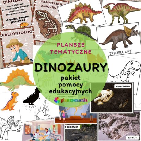 Dinozaury - pakiet pomocy edukacyjnych nr 51