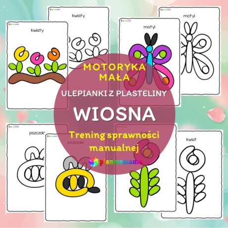 Wiosna - ulepianki z plasteliny