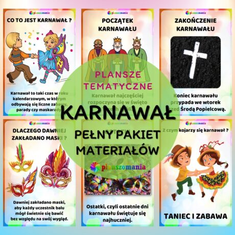 Karnawał - pełny pakiet materiałów edukacyjnych