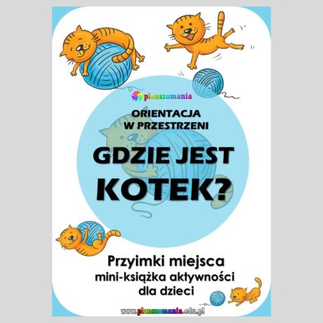 Przyimki miejsca - orientacja w przestrzeni - książeczka aktywności