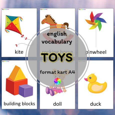 Toys - plansze ze słownictwem z języka angielskiego