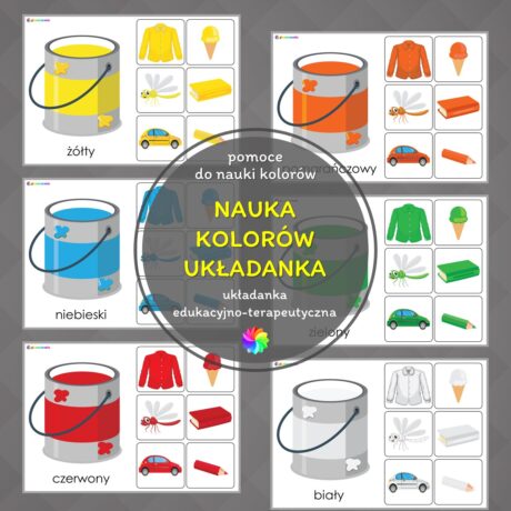 Nauka kolorów - układanka